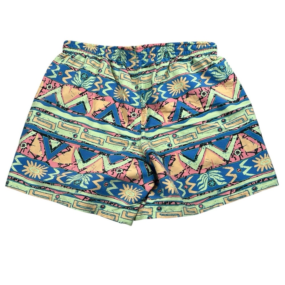Patagonia Womens XS Baggies Short 4.5" Inseam Multicolor Aztec Print Drawstring